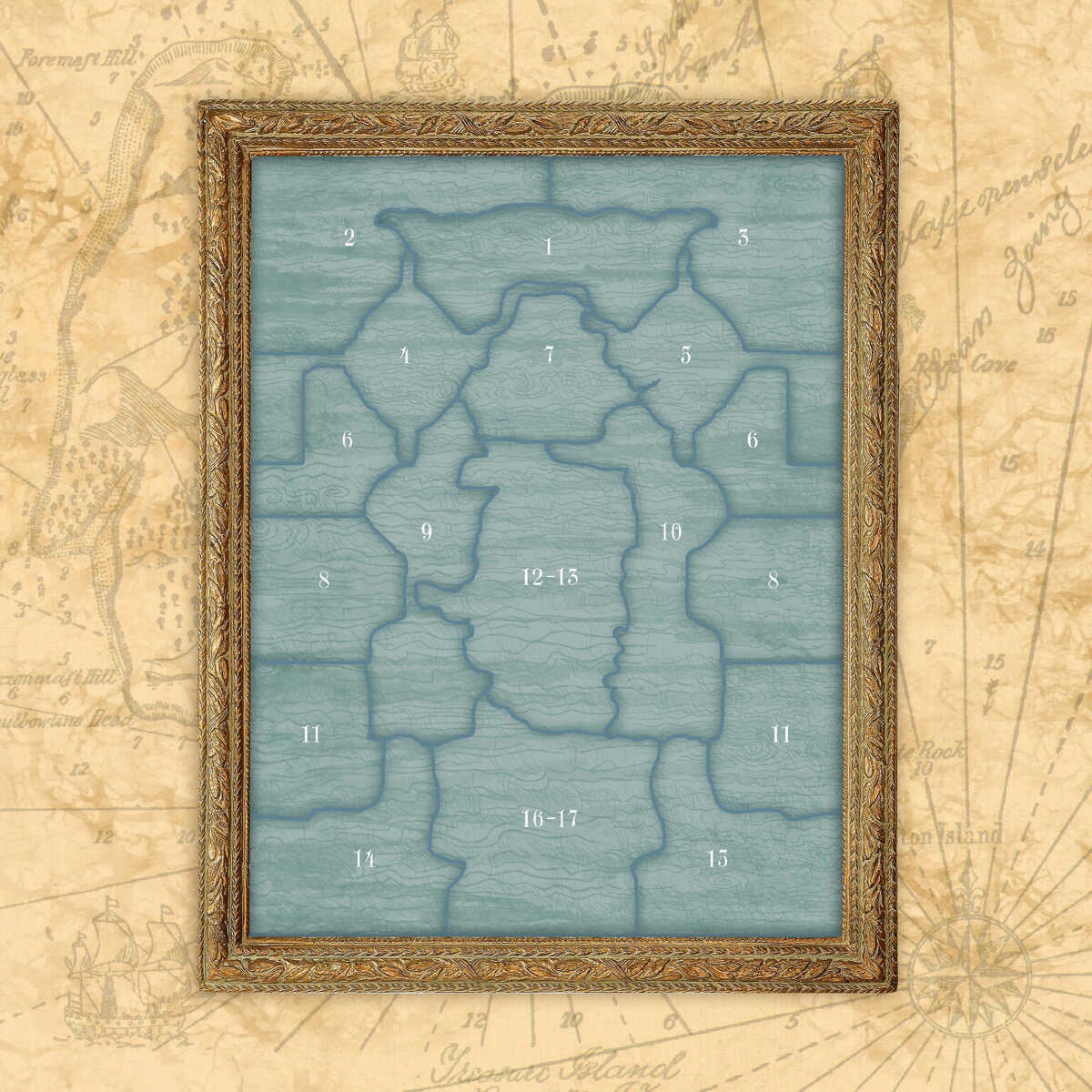 Остров Сокровищ - новый совместник от Совиного леса | Вышивка и ...