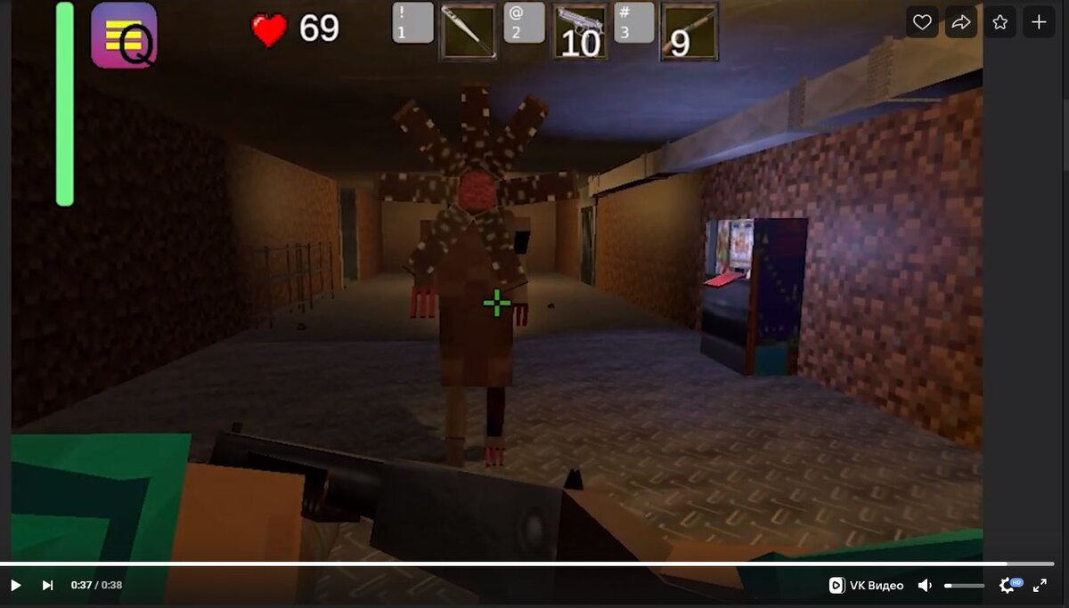 Тот самый криповый монстр, скриншот пришлось взять из видео.