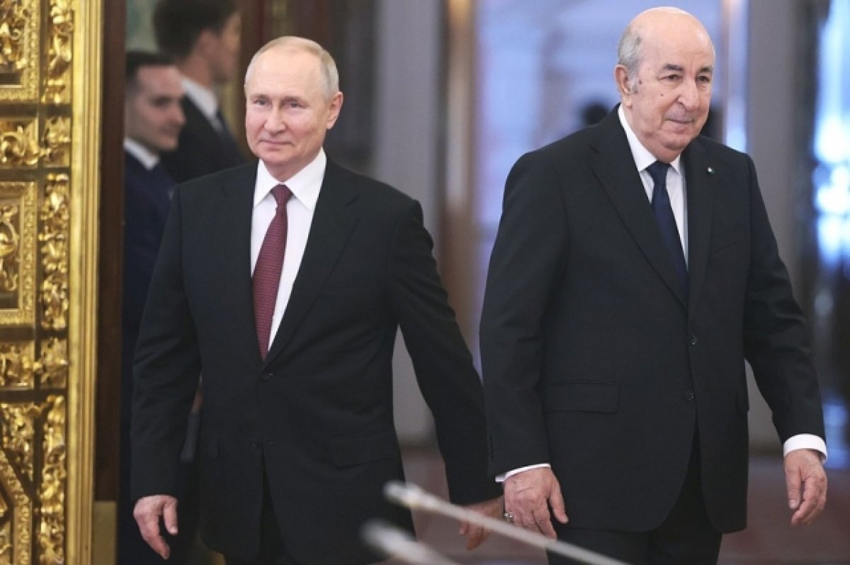    Путин обсудил с президентом Алжира украинский конфликт