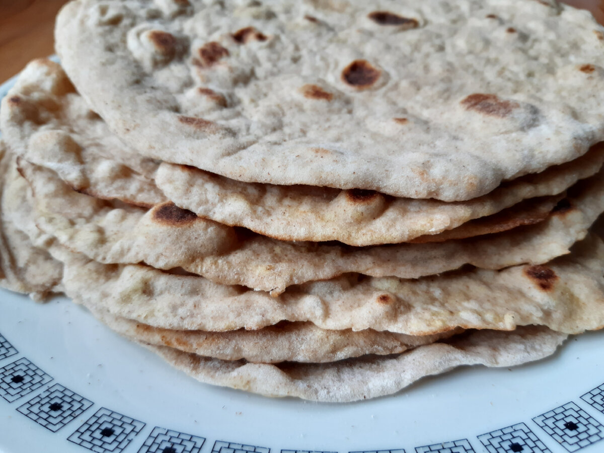 Лепёшки на сковороде из муки