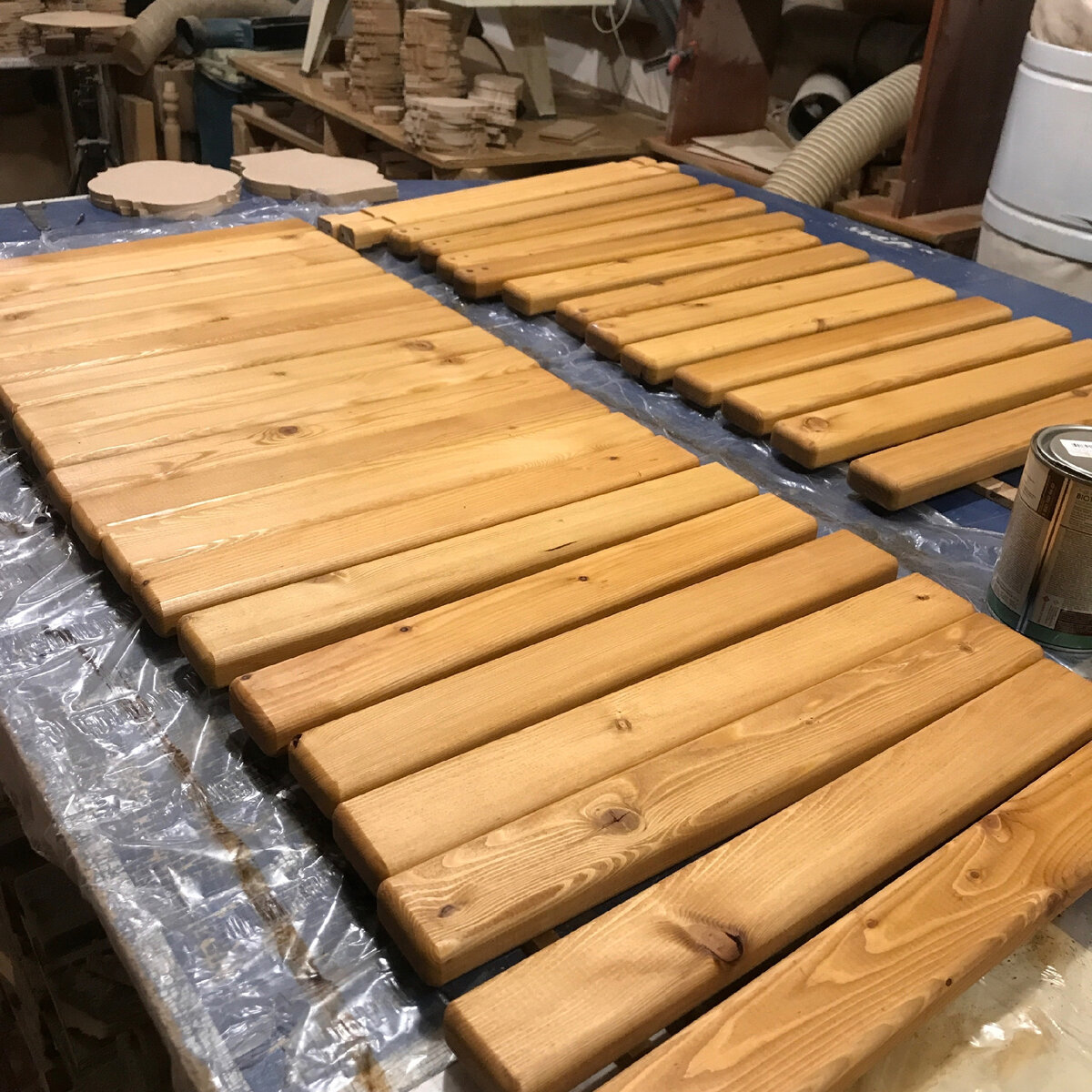 Первый слой пропитки ТЕКС