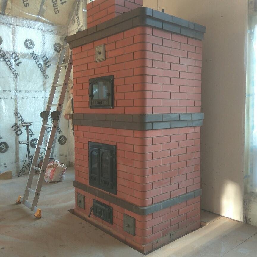 Камино-печь с ХК