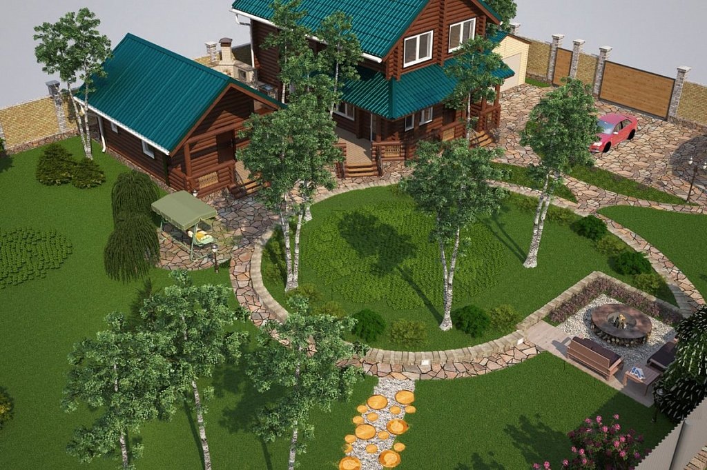 Грамотный участок планировки. Взято из Интернета