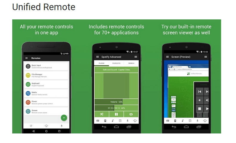 Приложение для управления андроид. Unified remote. программа для дистанционного управления компьютером. дистанционное управление компьютером. дистанционное управление с компа и телефона.