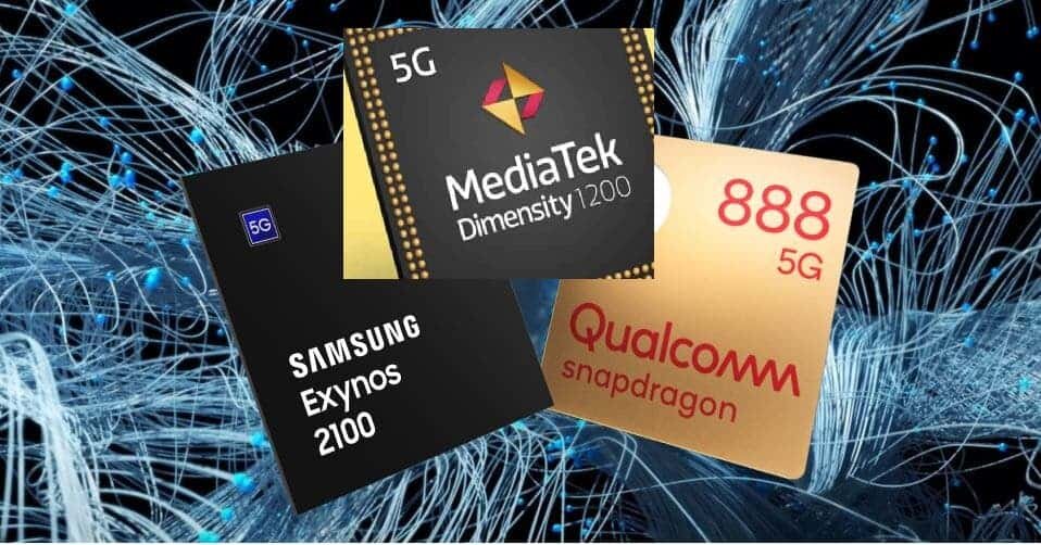 Стандарт 4G постепенно остается в прошлом. В 2021 году появятся процессоры для флагманских смартфонов 5G. Большинство из них будут использовать чипы 5 и 6 нм. За последние 3 месяца пошли в серию флагманские процессоры для смартфонов, поддерживающих 5G.