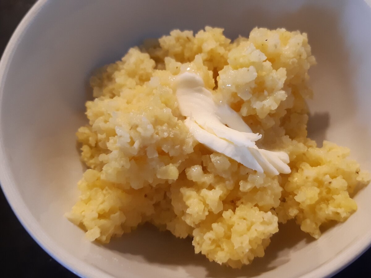 Каша пшенная с кокосовой стружкой