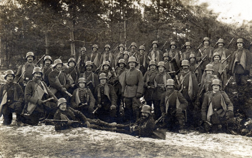 Союз первая мировая. Немцы 1917. Пехотная дивизия.