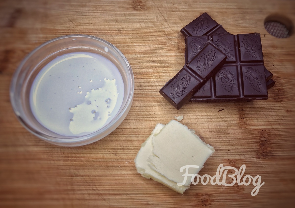 Глазурь для торта из шоколада и сливок!