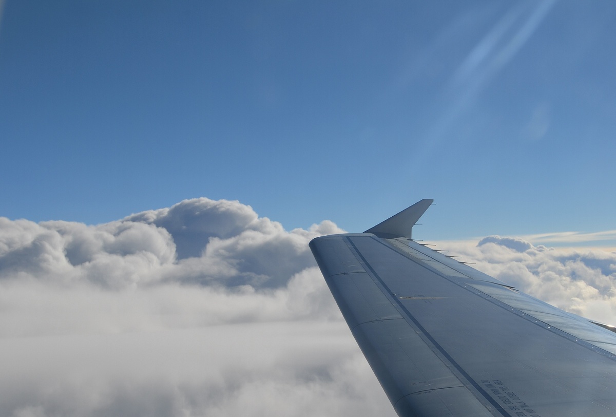 Фото сделано мной. Где-то над Европой 