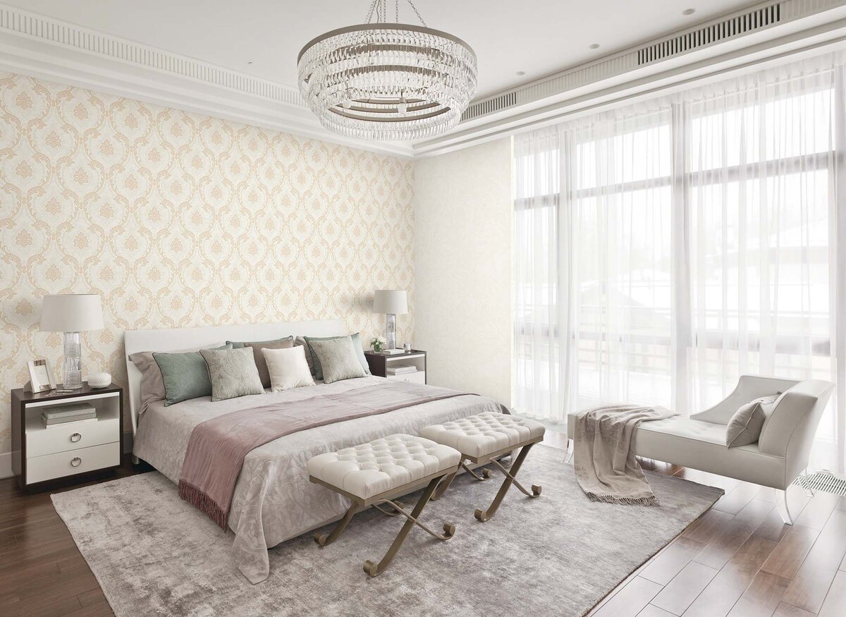 Выбор обоев для спальни (Фото с сервиса Яндекс.Картинки)