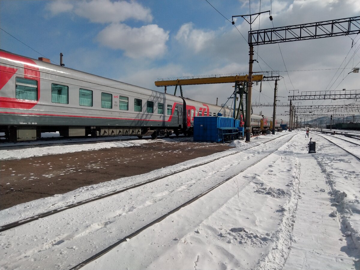 Дневной поезд готов ехать а Москву