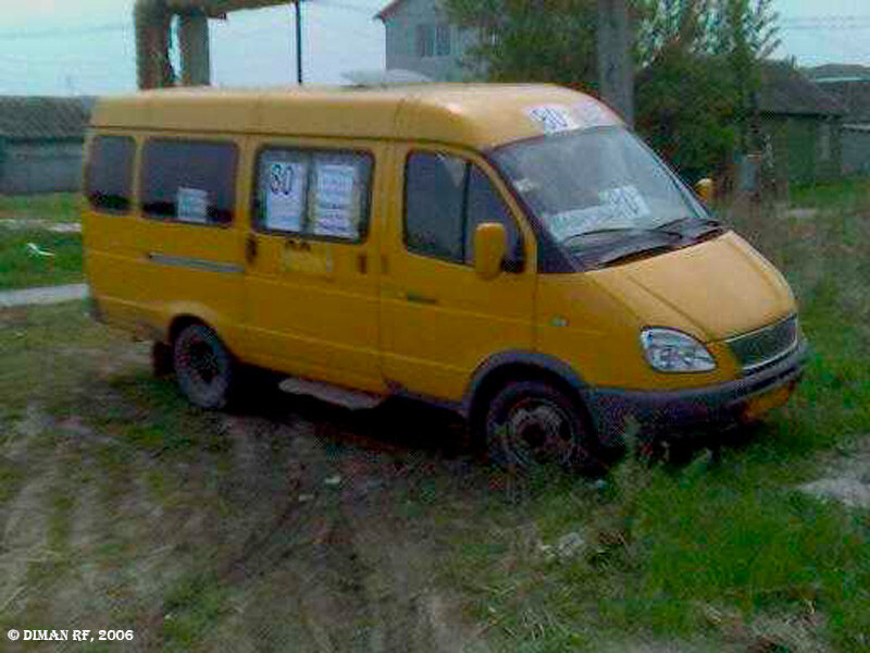 ГАЗель в оформлении маршрута № 80б Улица Лавровая — Магазин «Эльдорадо»