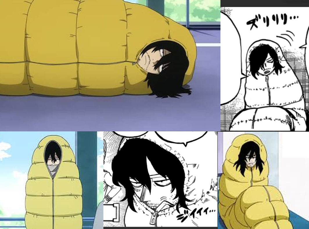 Шота Айзава из аниме Моя Геройская Академия