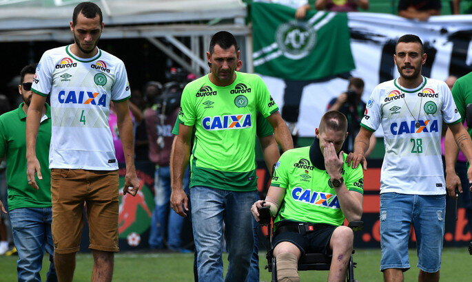 Оставшиеся в живых футболисты "Шапекоэнсе"