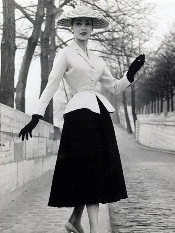Коллекция New Look 1947 года от Dior.