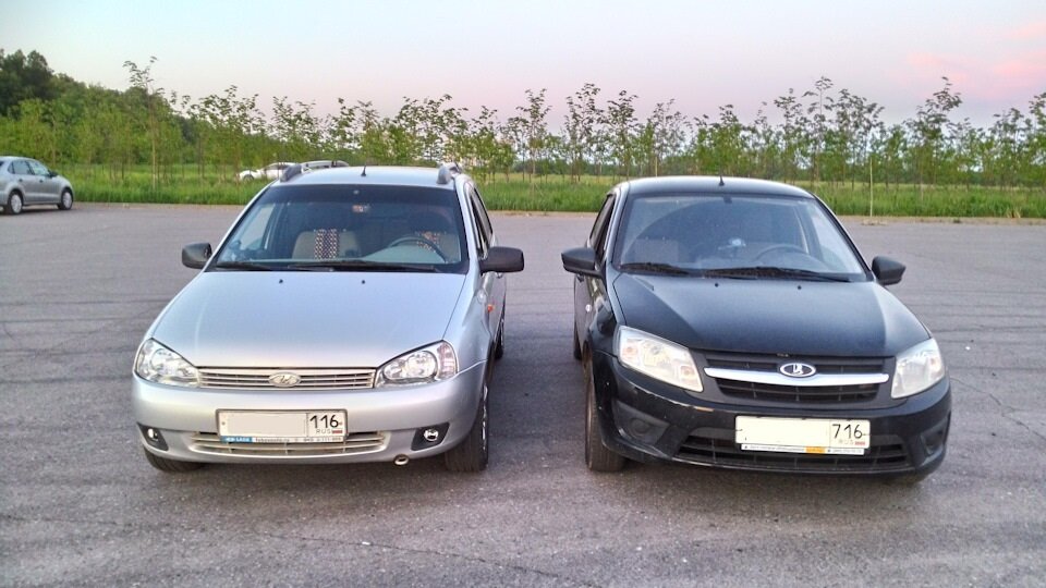 Калина и Гранта - сравнение