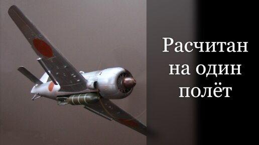 Истребитель для камикадзе. Он был расчитан только на один полёт.