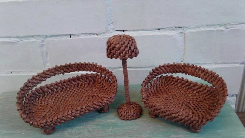 Плетеные диваны. Личное фото