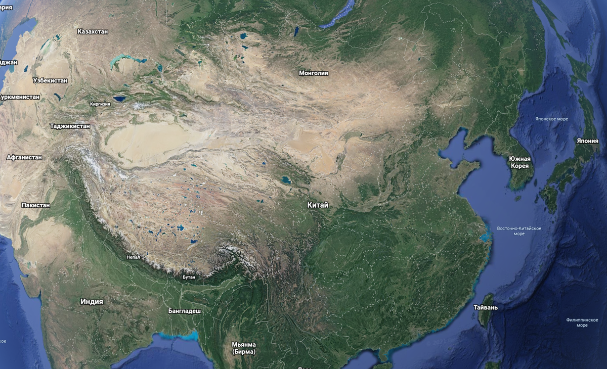 китайцам хватало земли и проблем внутри своего огромного мира 
