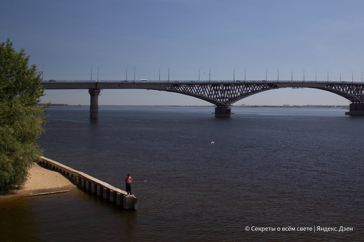 Мост через Волгу в Саратове