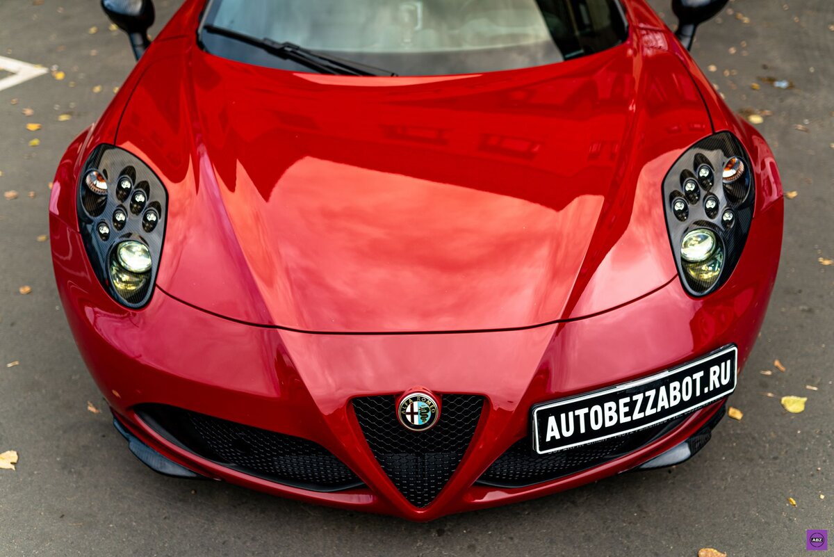 Первый Alfa Romeo 4C Spider побывал в АБЗ | ABZ Детейлинг | Дзен