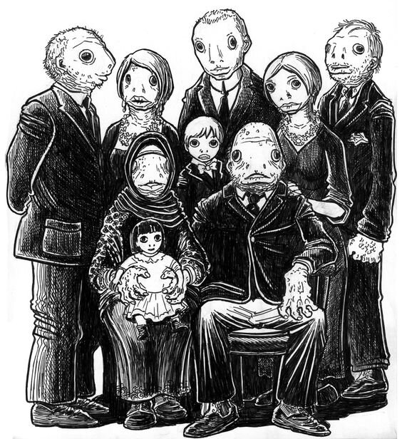 An Innsmouth family from HP Lovecraft's "The Shadow over Innsmouth"
