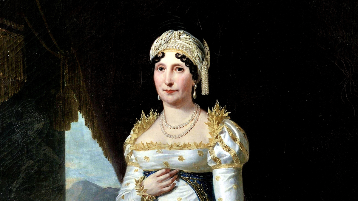 «Портрет Летиции Бонапарт», Роберт Лефевр, 1813 год. Музей Наполеона, Рим