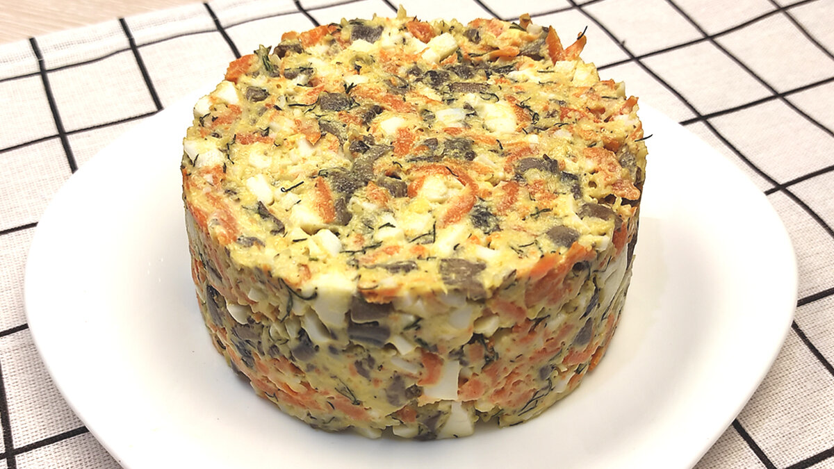 Салат из шампиньонов