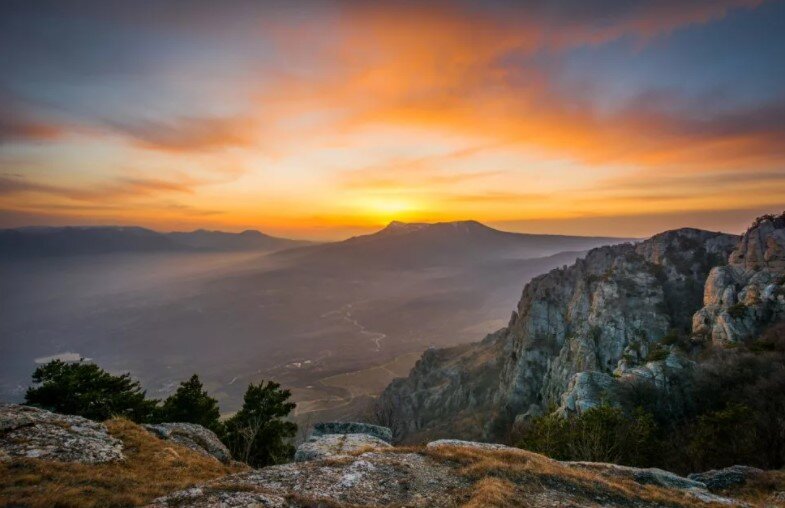 Гора Чатыр-Даг. Алушта. Крым. Россия