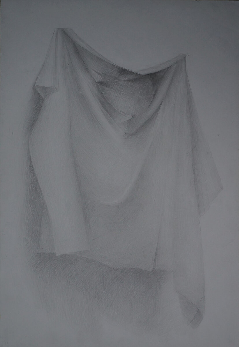 рисунок, карандаш, 39х57см