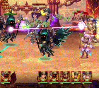 Астарот сжигает энергию Марте.