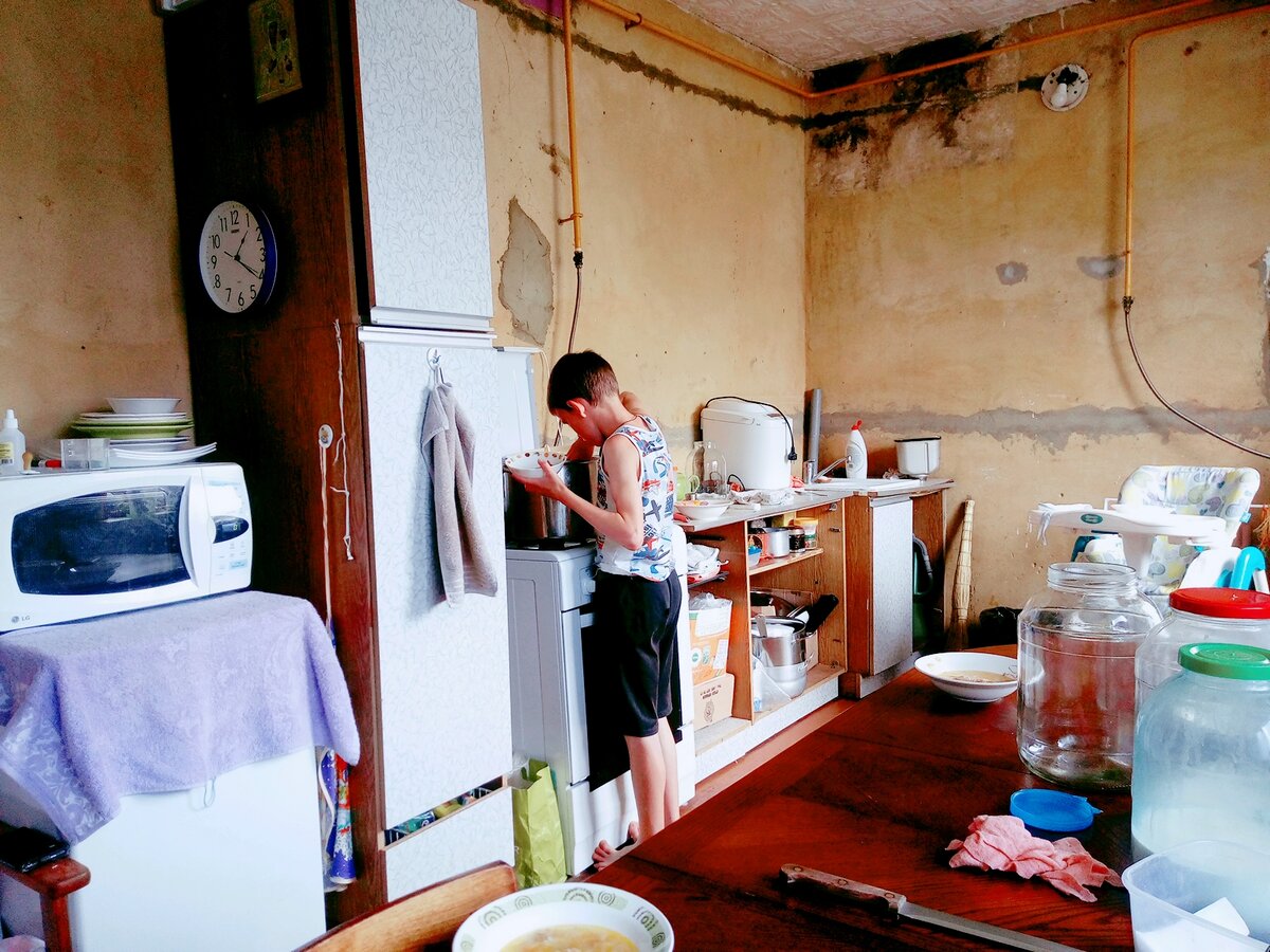 Наша страшная кухня. Год после  переезда...