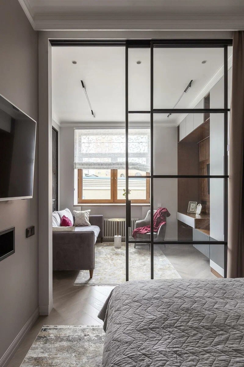 Изысканность и элегантность. Отличная организация пространства на 45 кв.м. старой сталинки