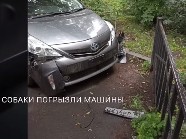 этому автомобилю сильно не повезло , или хозяину этого авто 