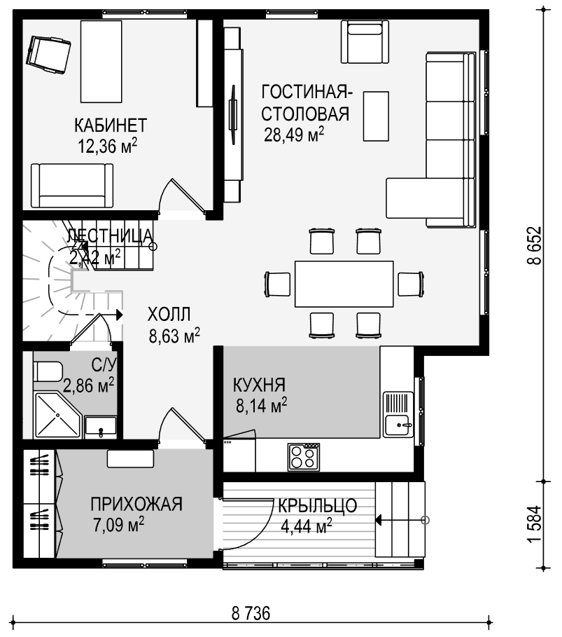 Проект дома 148 c