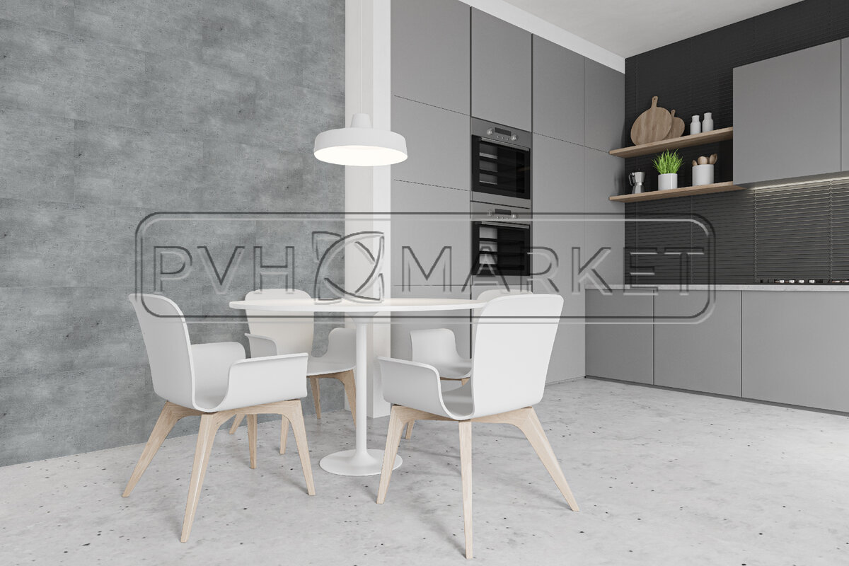 Самоклеящиеся панели "Бетон" 30х60 см