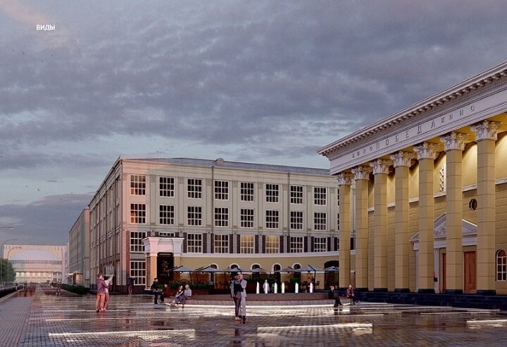 А куда делись лавочки на стороне кинотеатра? 