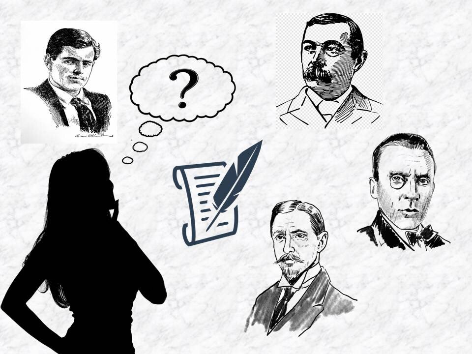 Тест Отгадай автора книги по обложке. Картинка сделана автором.