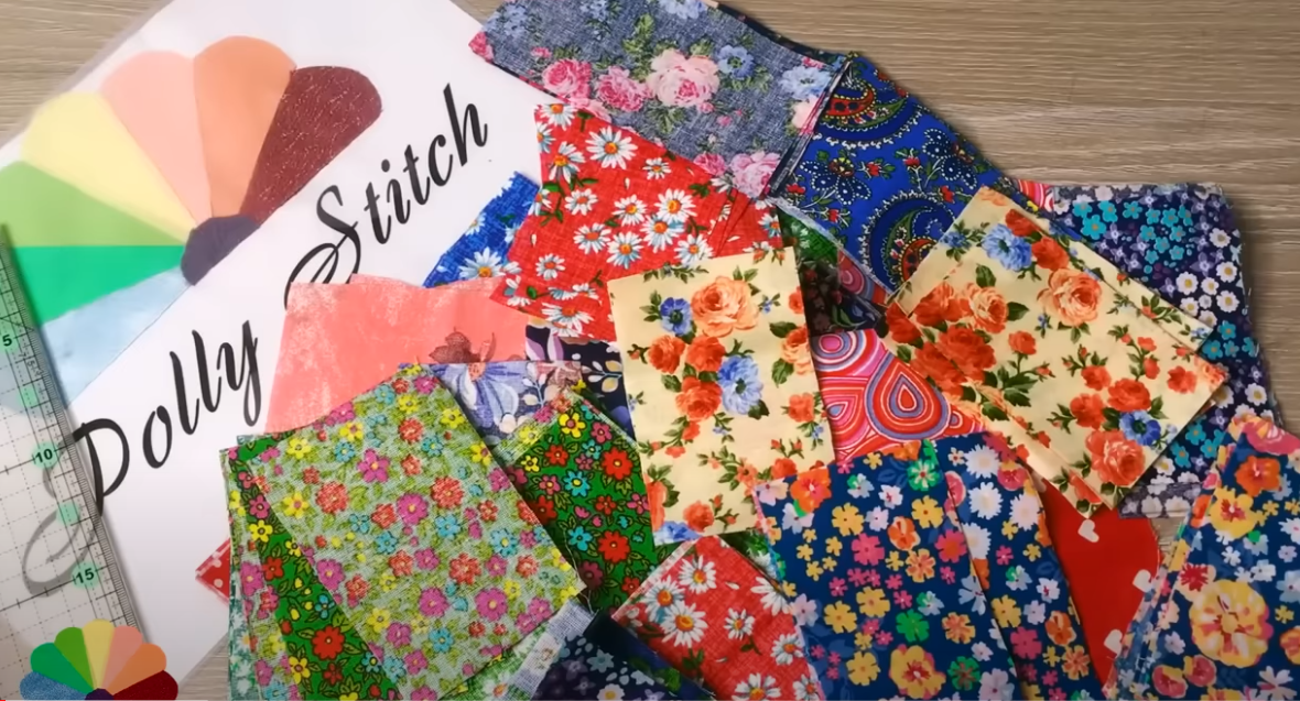 Все лоскутки подравняем под одну ширину