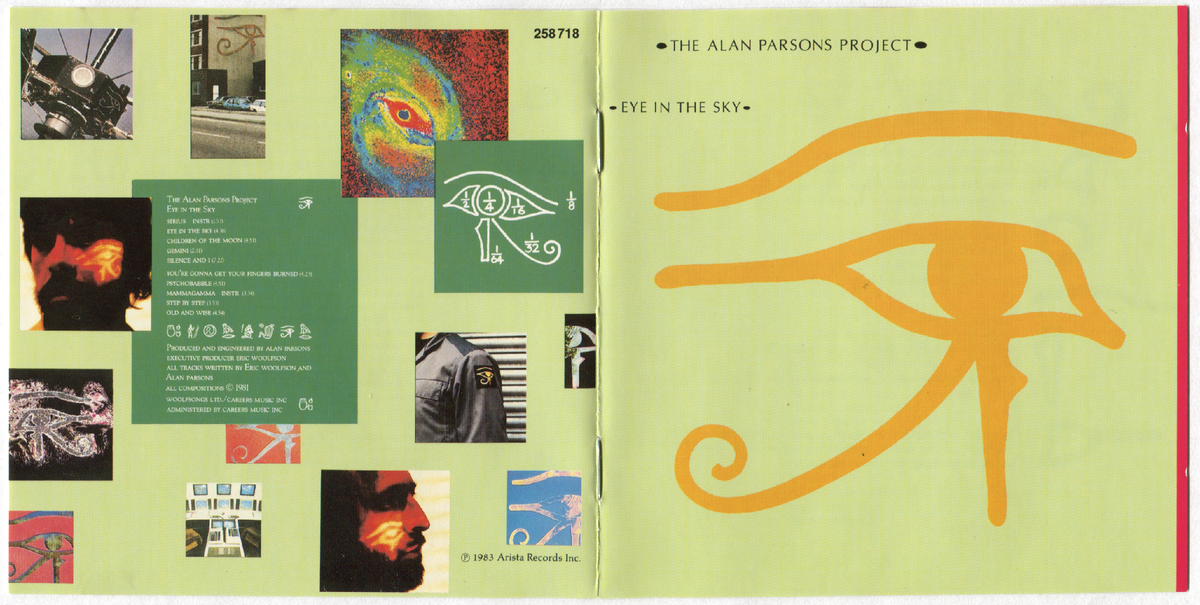 Alan parsons project eye. The alan Parsons Project Eye in the Sky 1982. Eye in the Sky the alan Parsons Project. Eye in the Sky. The alan Parsons Project - Eye in the Sky фото