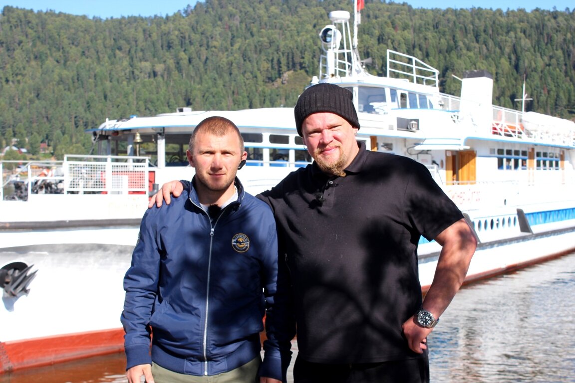 Вилле Хаапасало на Телецком озере