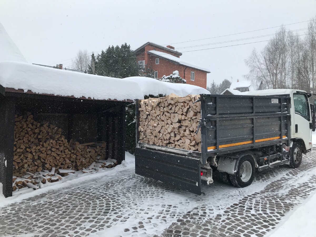 Доставка 6 кубов постоянному клиенту.