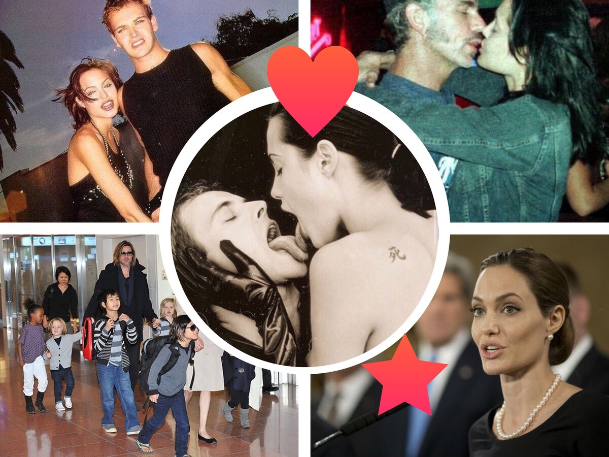 архивные фото разных лет- Анджелина Джоли