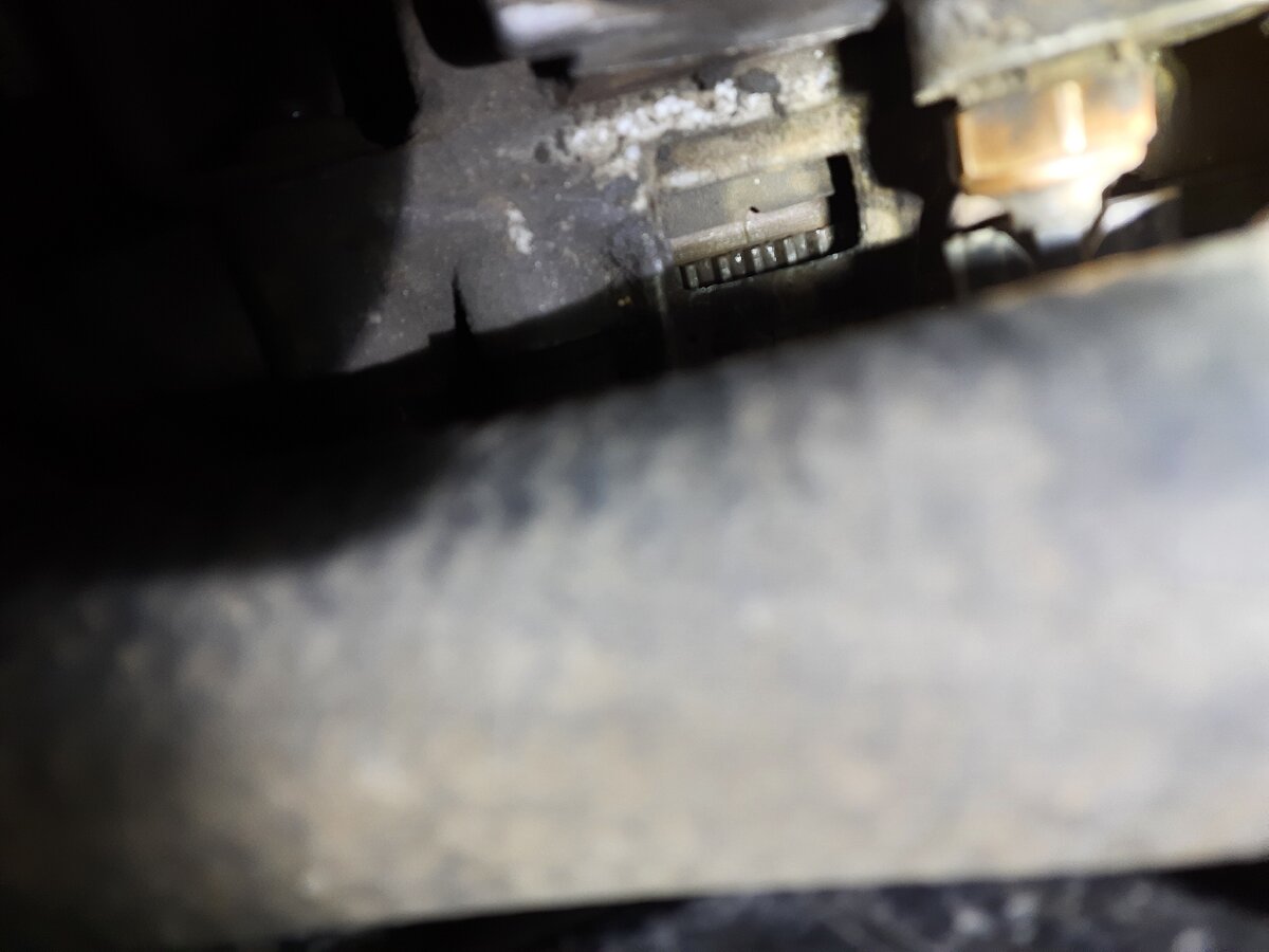 Метка на маховике