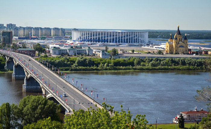 В Нижнем Новгороде обязательно посмотрите новый стадион