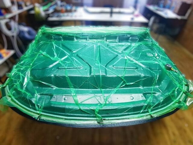 Создание капота из карбона.