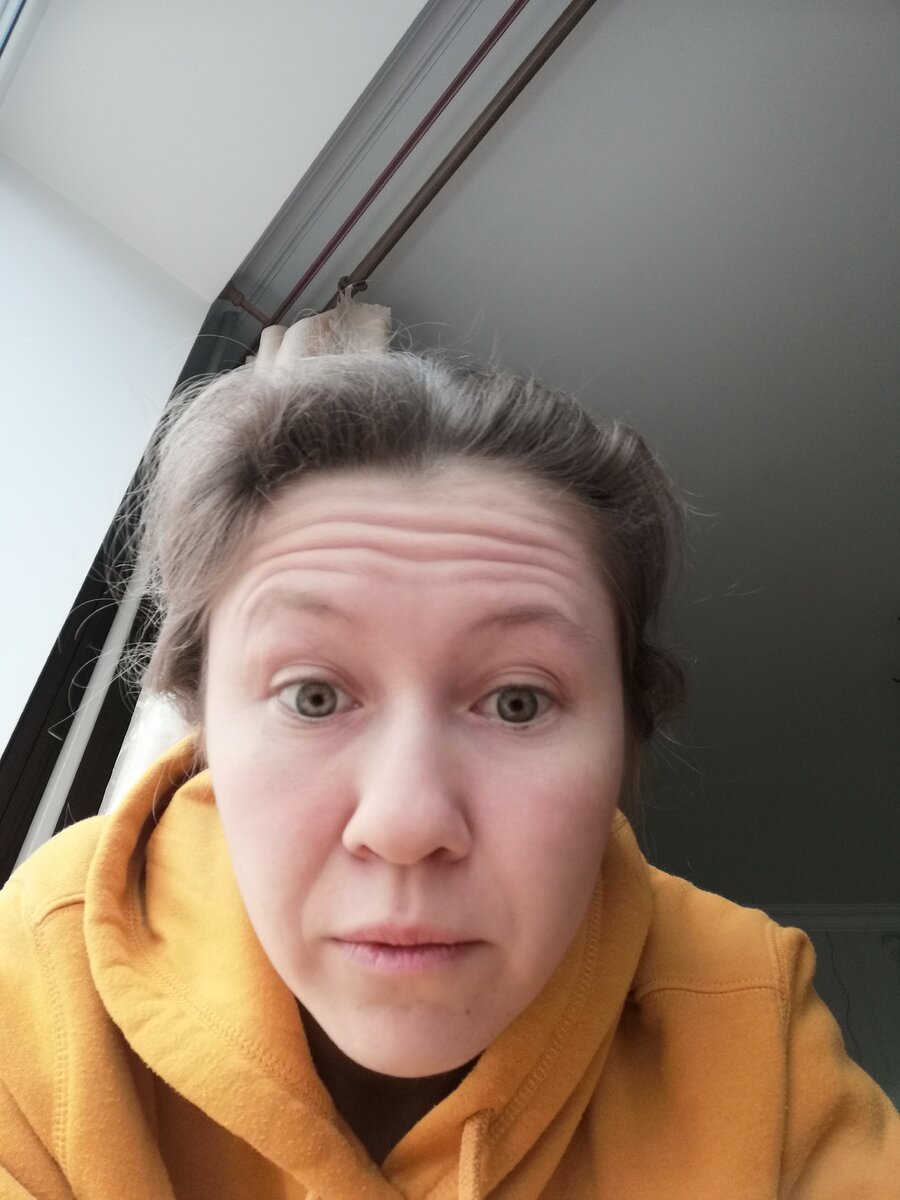 я приучила себя так свой лоб больше не делать