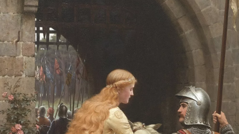 Раймунд де Пуатье. Посвящение в рыцари