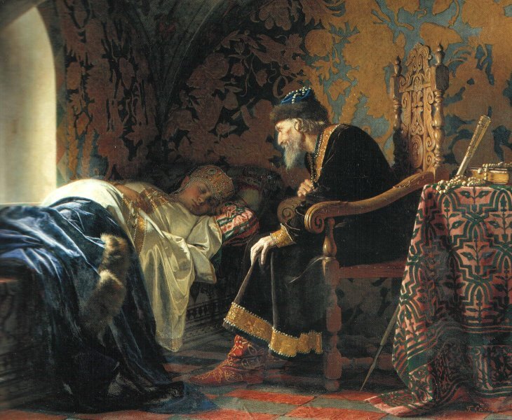 Иван IV и его жена