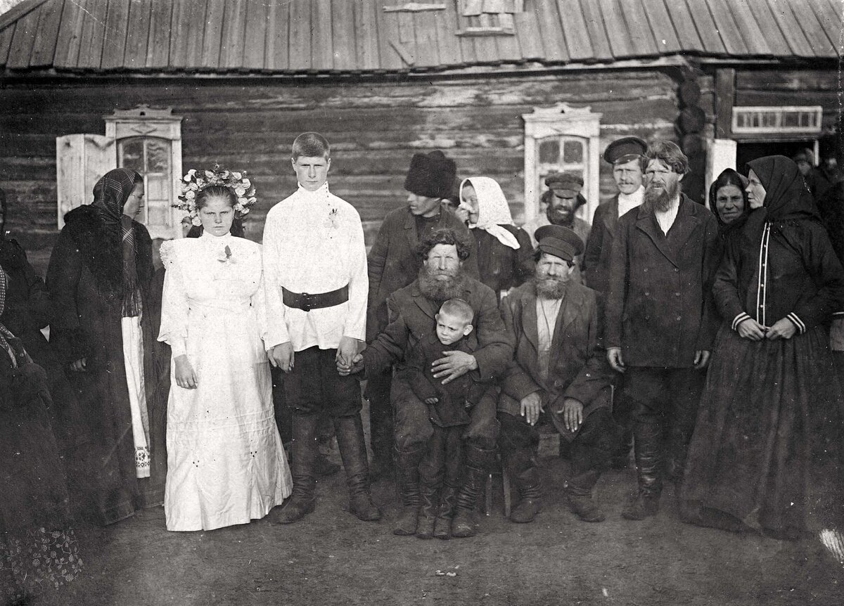 Свадьба в Енисейской губернии, 1913 г